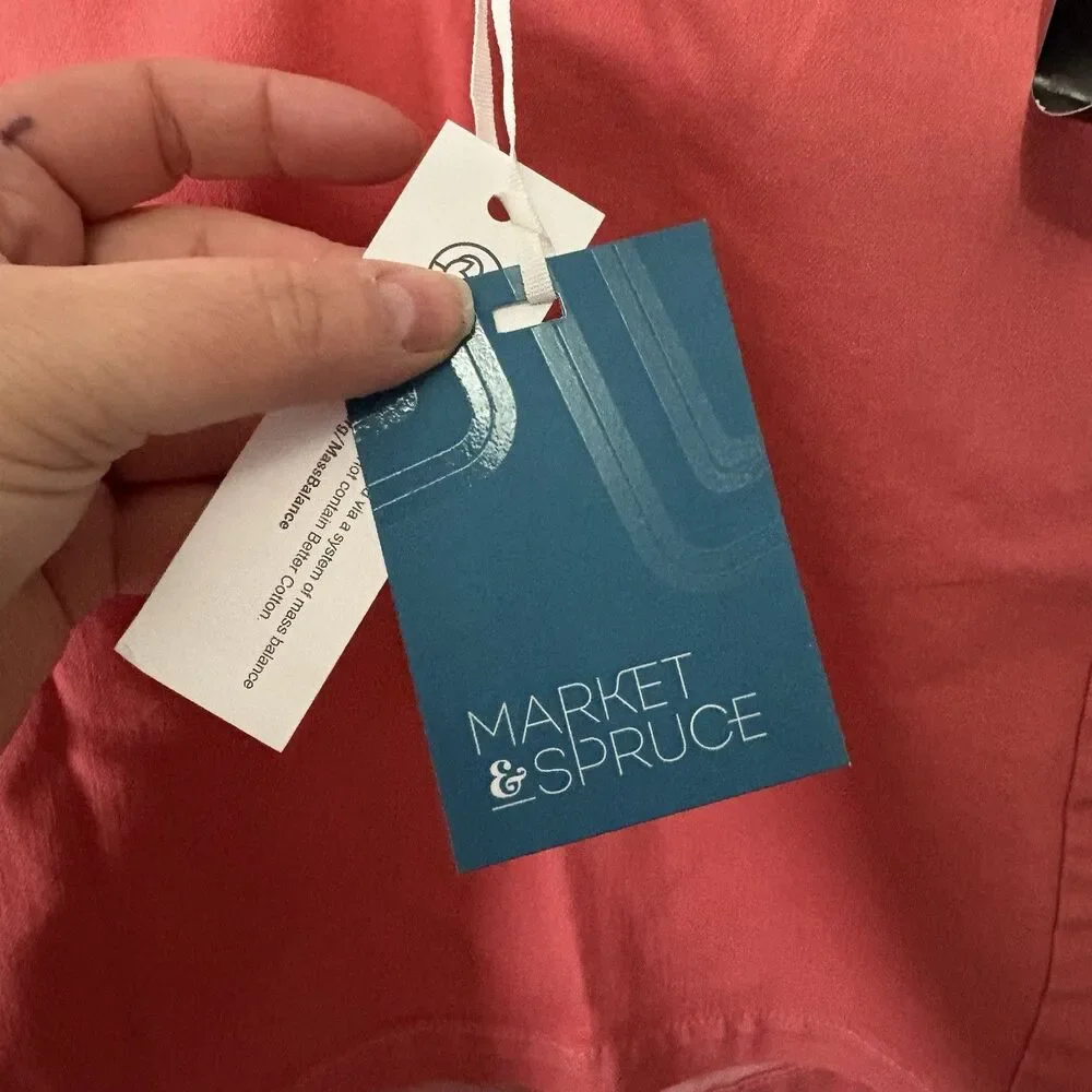 MARKET & SPRUCE StitchFix Dark Pink Dylan High Rise Garment Dye Short Womens 24W